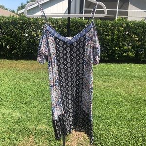 COLD SHOULDER dress size small